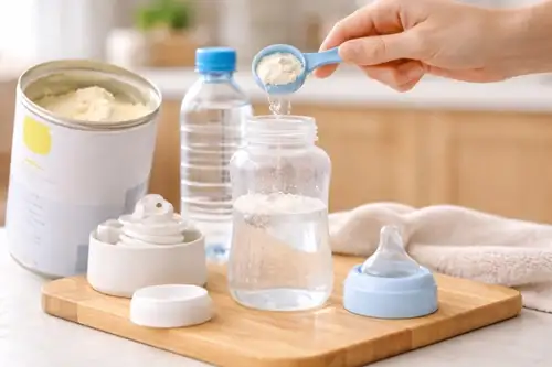 cómo preparar un biberón