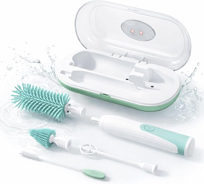 set cepillos electrico limpia biberon