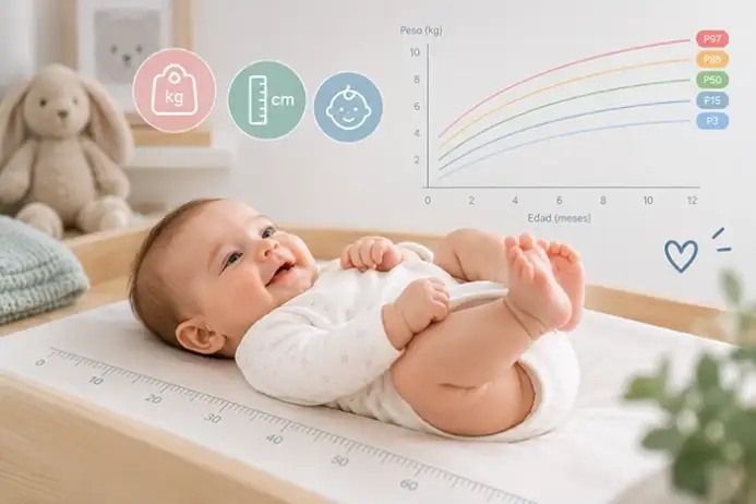 calcular percentil bebe
