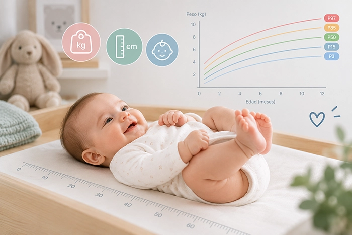 calcular percentil bebe